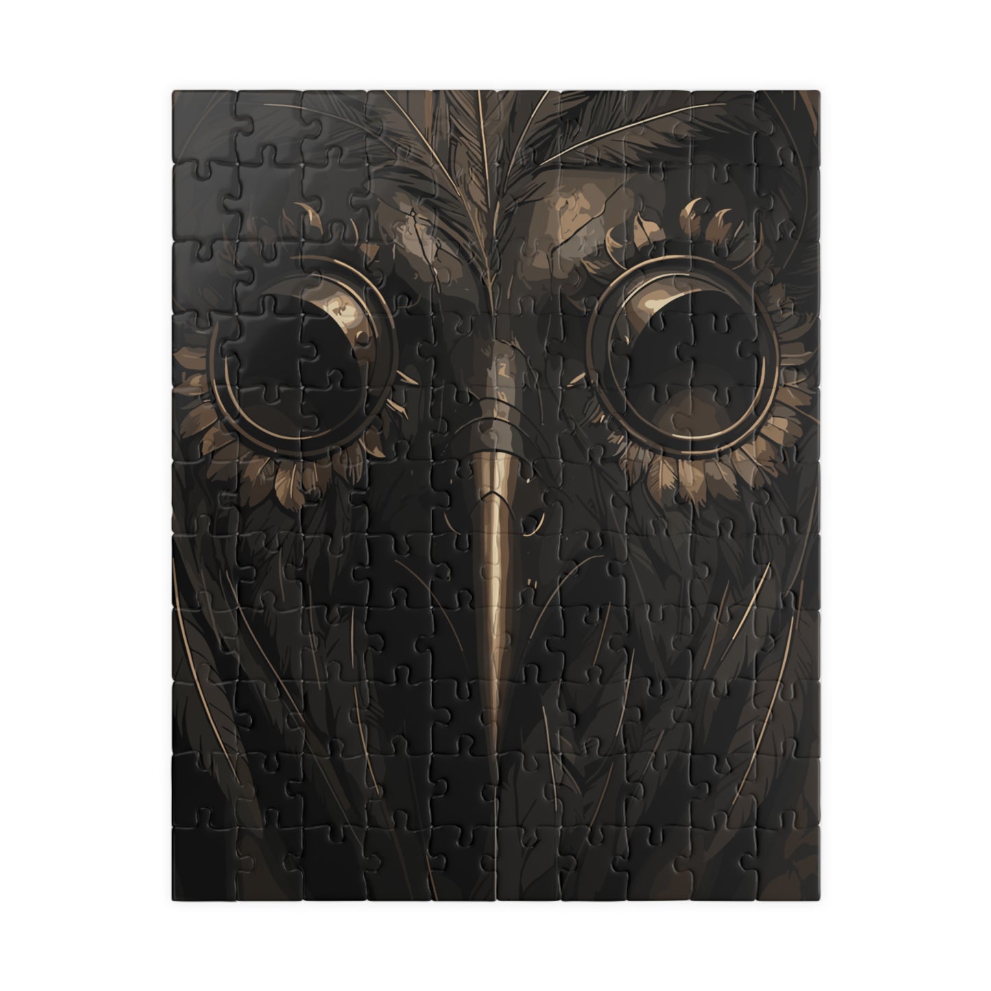 Raven’s Visage | Plague Doctor Horror Jigsaw Puzzle