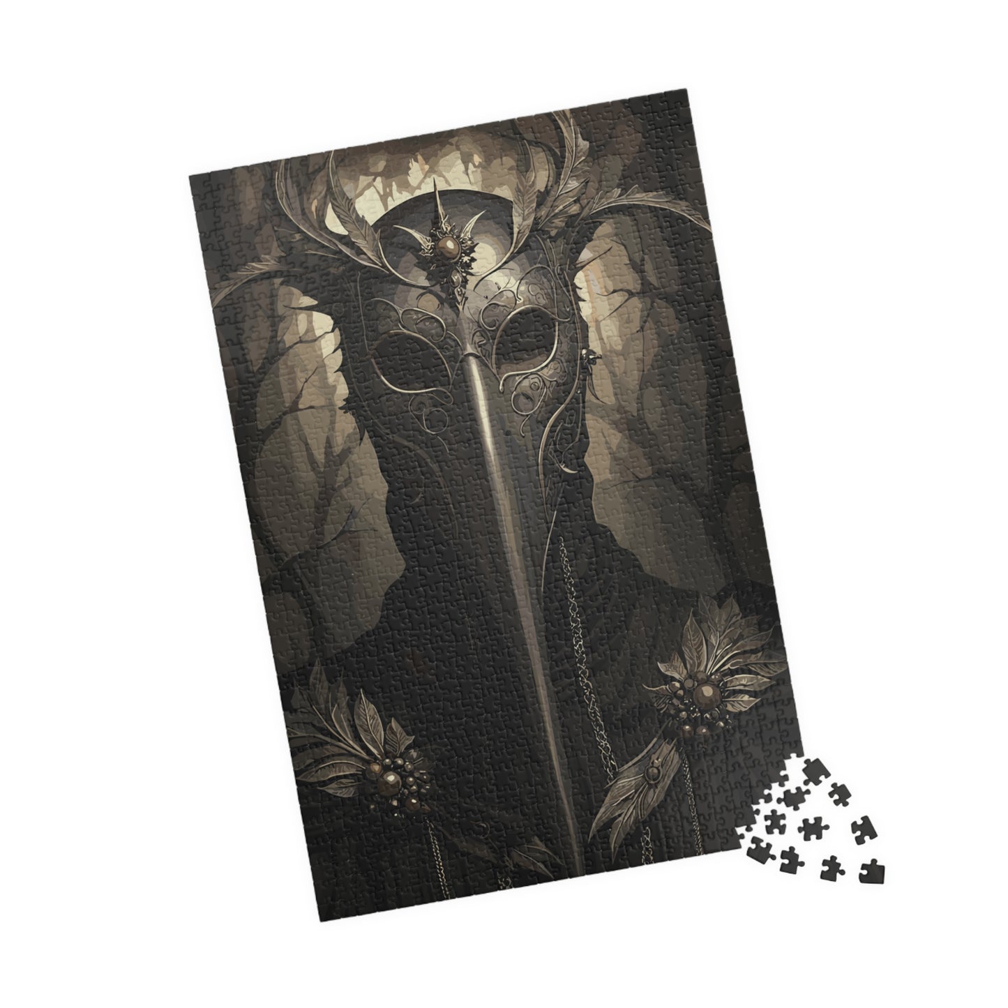 The Hollow Healer | Plague Doctor Horror Jigsaw Puzzle