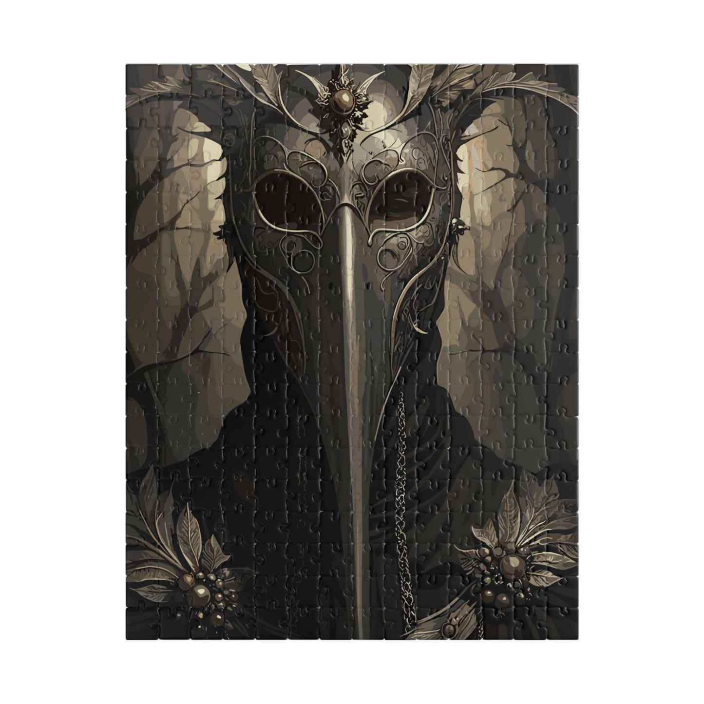 The Hollow Healer | Plague Doctor Horror Jigsaw Puzzle