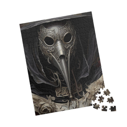 Warden of the Diseased | Plague Doctor Horror Jigsaw Puzzle