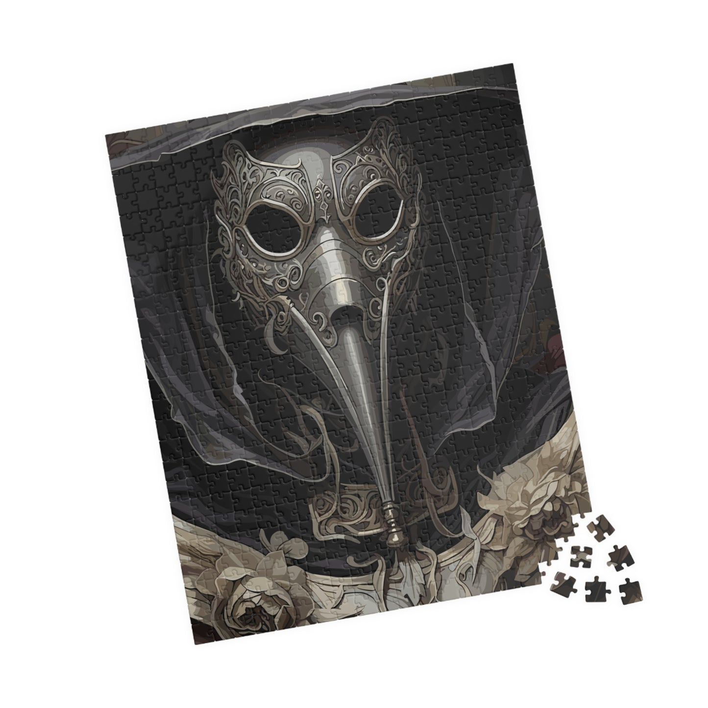 Warden of the Diseased | Plague Doctor Horror Jigsaw Puzzle