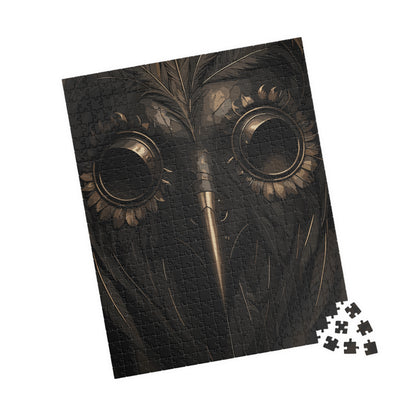 Raven’s Visage | Plague Doctor Horror Jigsaw Puzzle