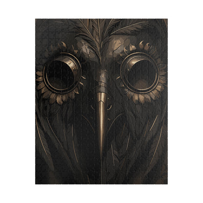 Raven’s Visage | Plague Doctor Horror Jigsaw Puzzle