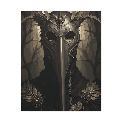 The Hollow Healer | Plague Doctor Stretched Canvas Art