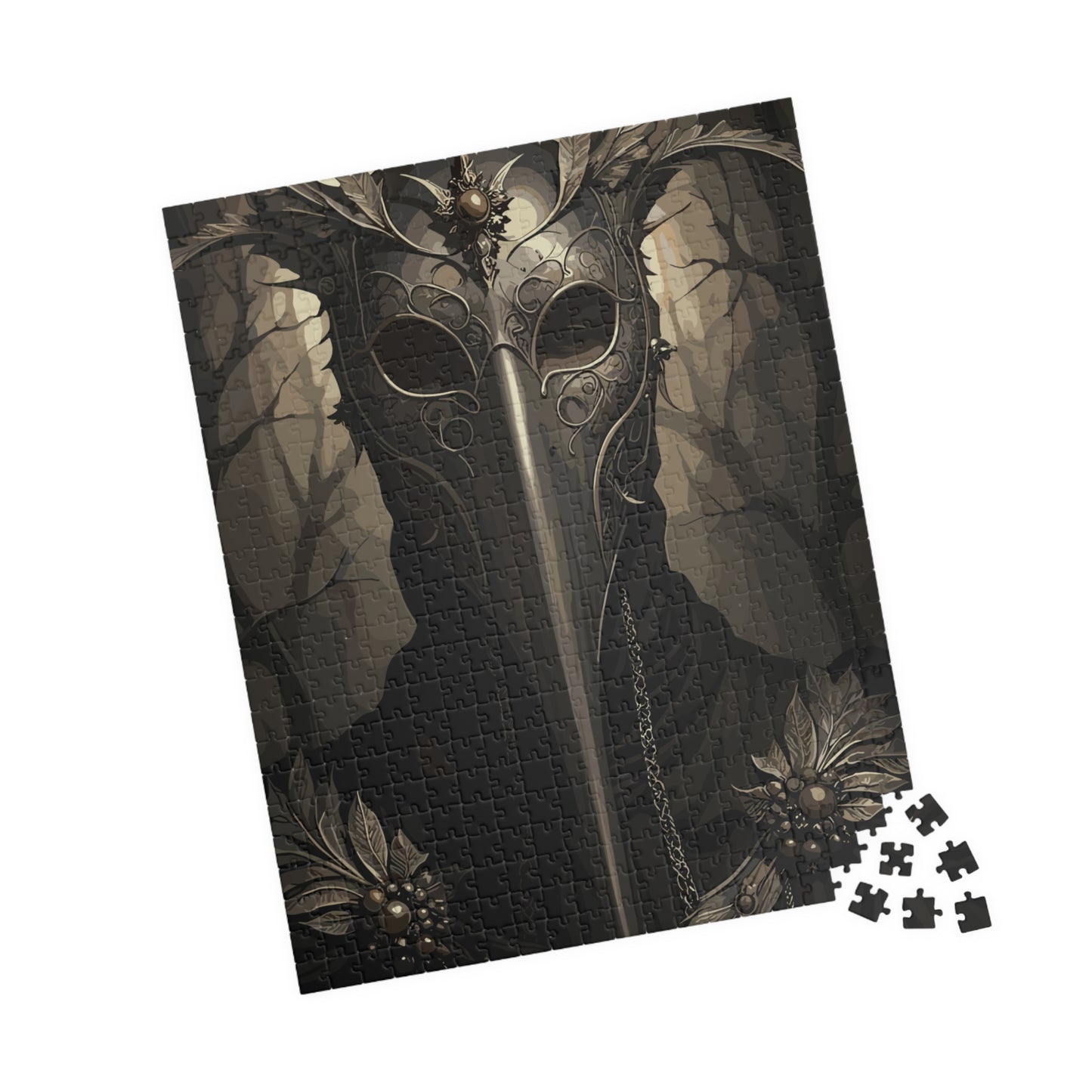 The Hollow Healer | Plague Doctor Horror Jigsaw Puzzle