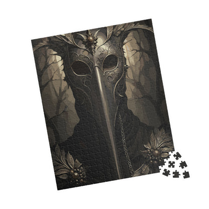 The Hollow Healer | Plague Doctor Horror Jigsaw Puzzle