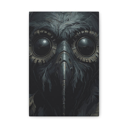 Mask Healer’s Curse | Plague Doctor Stretched Canvas Art