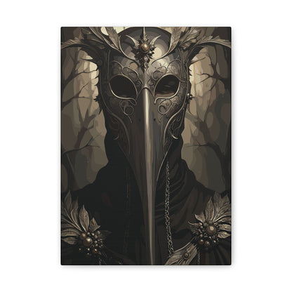 The Hollow Healer | Plague Doctor Stretched Canvas Art