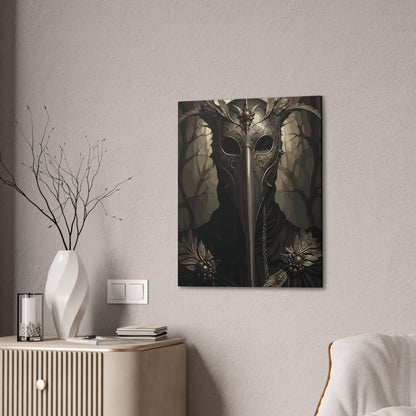 The Hollow Healer | Plague Doctor Stretched Canvas Art