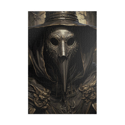 Harbinger of Ash | Plague Doctor Horror Jigsaw Puzzle