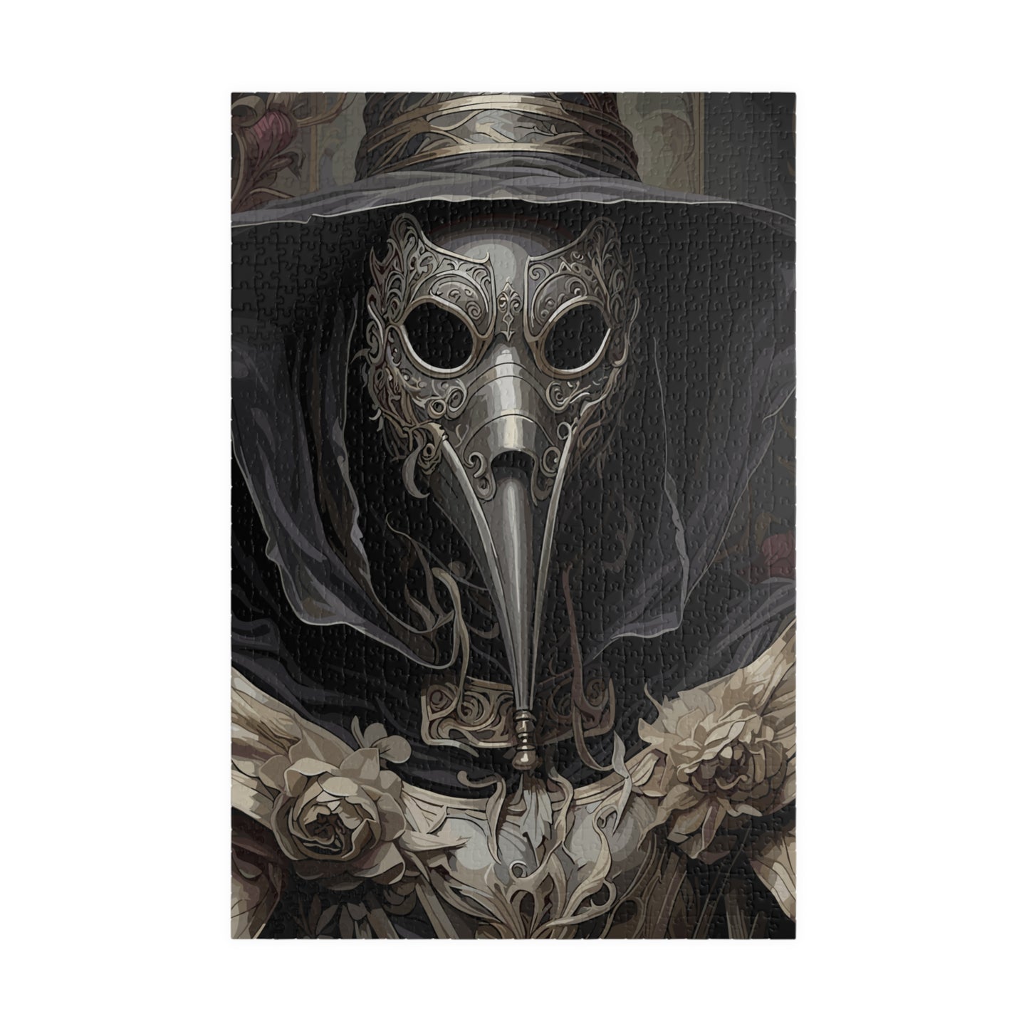 Warden of the Diseased | Plague Doctor Horror Jigsaw Puzzle