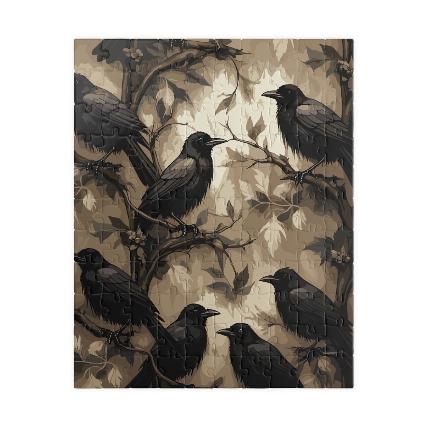 Flock of Shadows Horror Jigsaw Puzzle