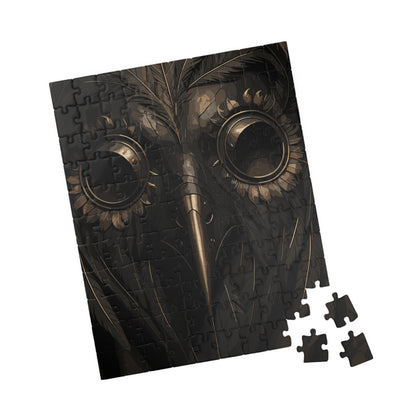 Raven’s Visage | Plague Doctor Horror Jigsaw Puzzle