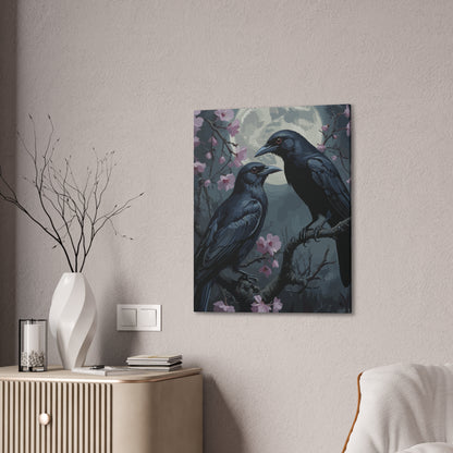 Whispers of the Flock Stretched Canvas Art