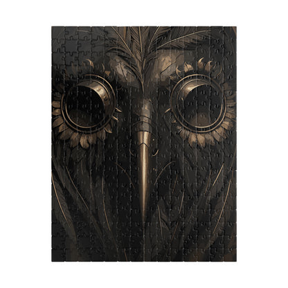 Raven’s Visage | Plague Doctor Horror Jigsaw Puzzle