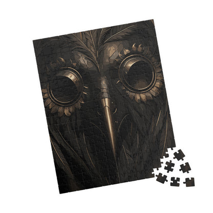 Raven’s Visage | Plague Doctor Horror Jigsaw Puzzle