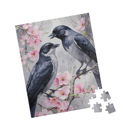 Shadowed Lovers Horror Jigsaw Puzzle