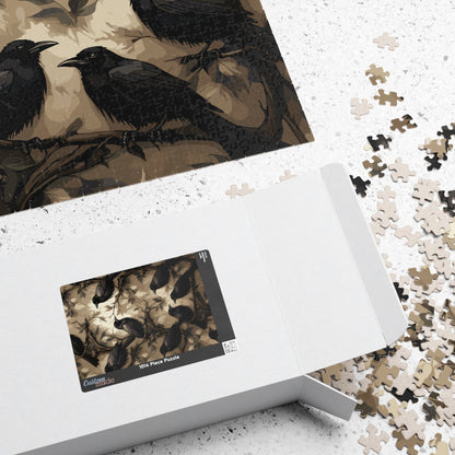 Flock of Shadows Horror Jigsaw Puzzle