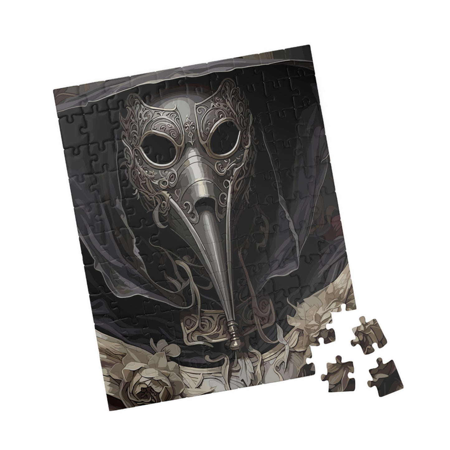 Warden of the Diseased | Plague Doctor Horror Jigsaw Puzzle