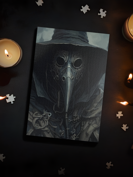 Doctor of the Damned | Plague Doctor Horror Jigsaw Puzzle