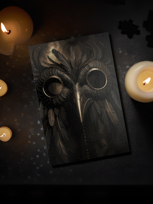 Mask of Miasma | Plague Doctor Horror Jigsaw Puzzle